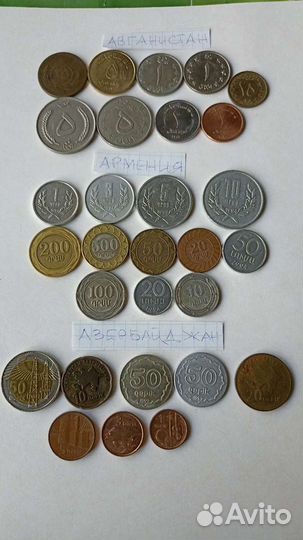 Монеты Азии К-С