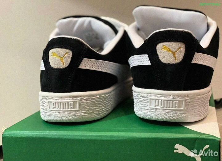 Кроссовки мужские Puma Suede XL “Black White “