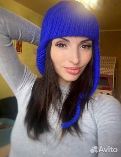 Комплект шапка и варежки