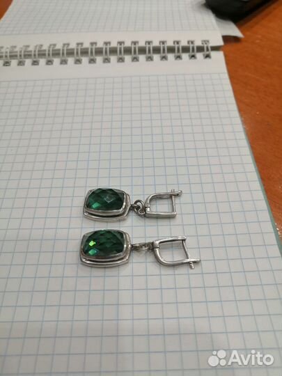 Серьги серебро