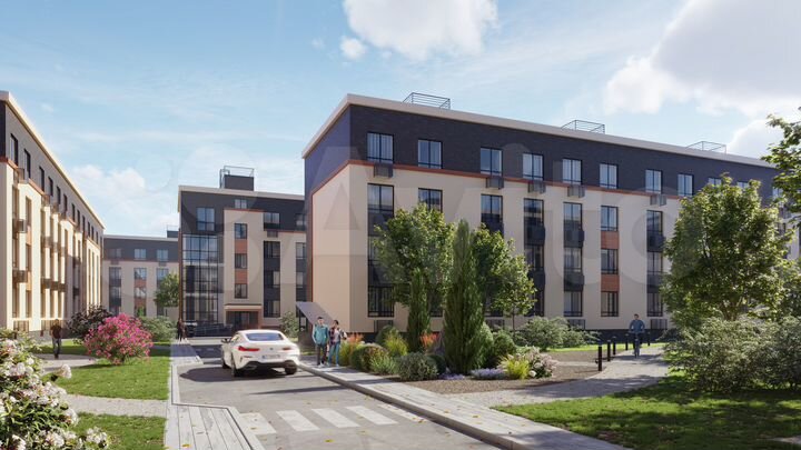 2-к. квартира, 45 м², 1/4 эт.