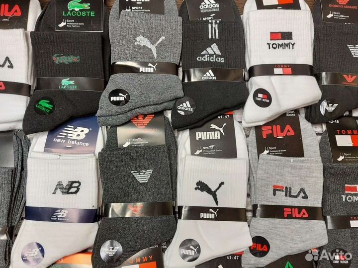 Носки Nike Adidas Puma Reebok