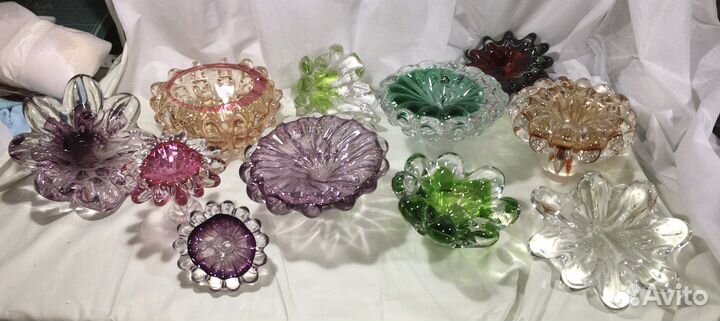 Стекло сульфидное гутное цветное выдувное автор