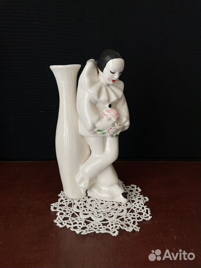 Фарфоровые статуэтки,Пьеро, клоуны,Европа