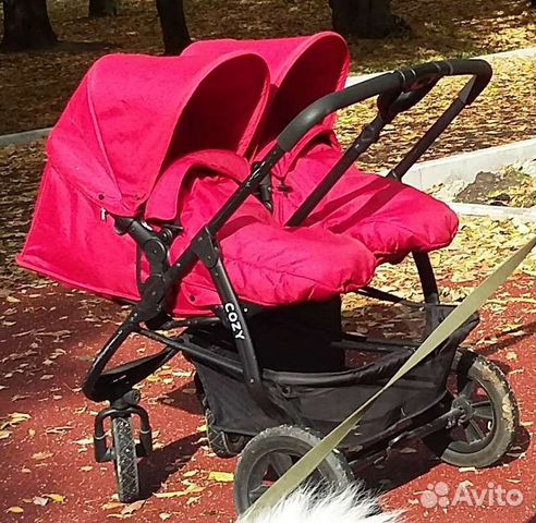 Коляска для двойни (2 в 1)