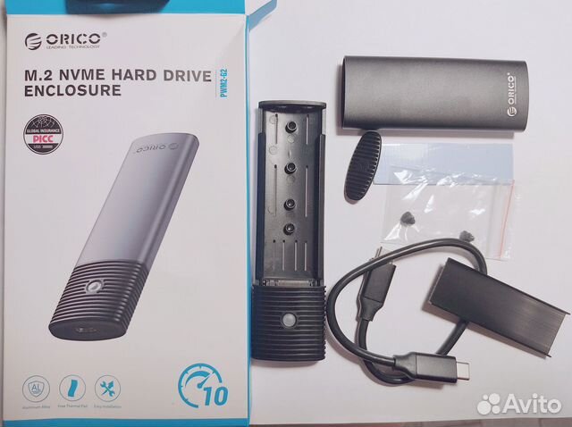 Бокс Кейс orico для ssd nvme