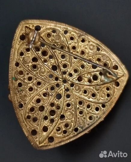 Брошь винтаж Крупная Царская