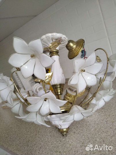 Люстра потолочная бу