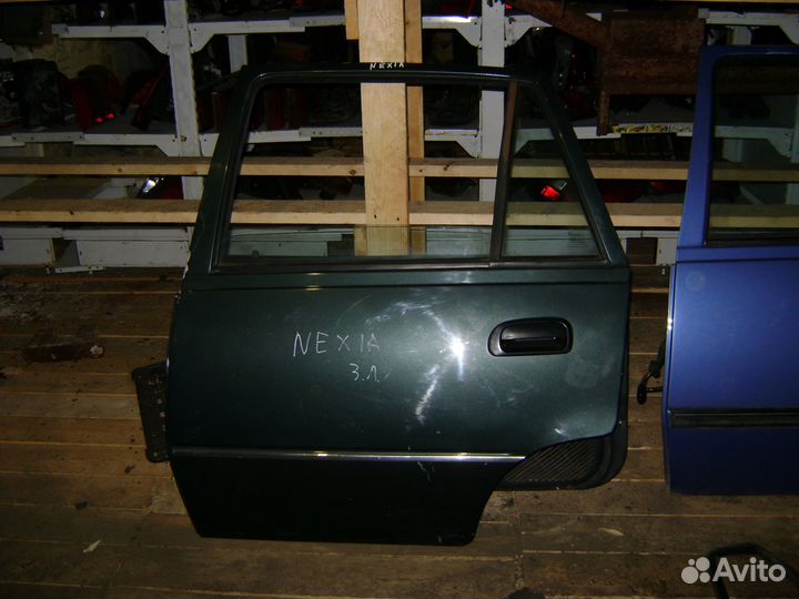 Дверь задняя левая Дэу Нексия Daewoo Nexia серый