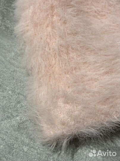 Шапка Pull&Bear под ангору розовая