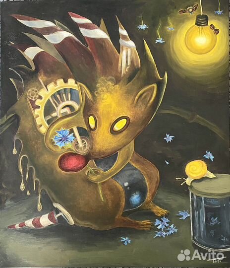 Картина биодинамика Ежик улитка