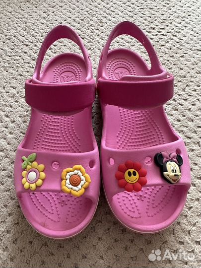 Сандали Crocs на девочку. Размеры: C11 и C12