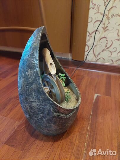 Декоративный настольный мини фонтан