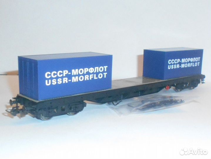 Железная дорога H0 1:87 Piko платформа 4 оси