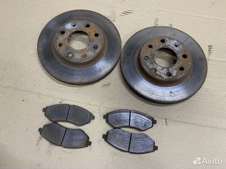 Диски тормозные передние Chevrolet Aveo T250