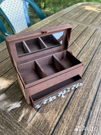 Шкатулка индийская новая 19*9*9см