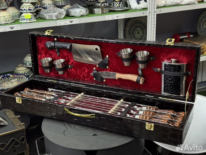 Шашлычный набор в кейсе