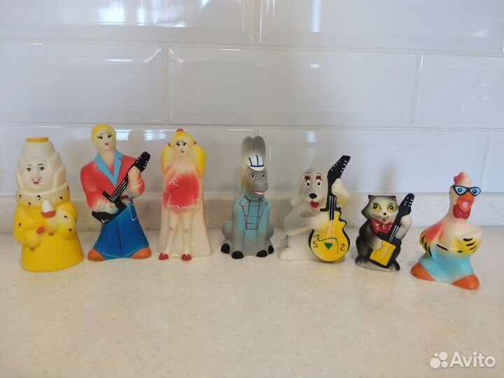 Набор резиновых игрушек «Бременские музыканты