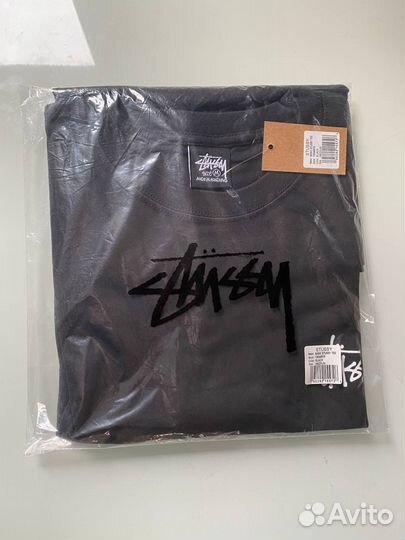 Футболка Stussy basic черная (оригинал) М