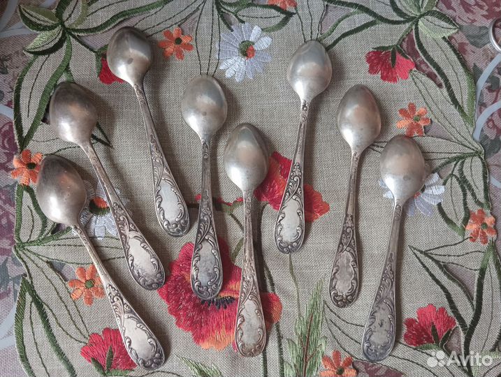 Ложки чайные мельхиоровые СССР