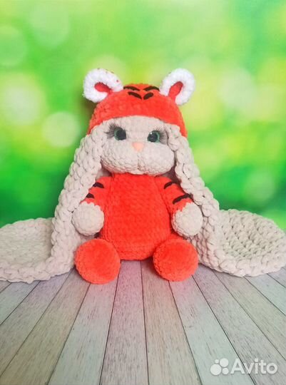 Зайка в костюме тигра