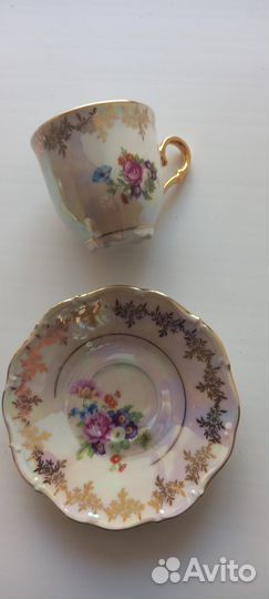 Кофейная чашка с блюдцем Чехия