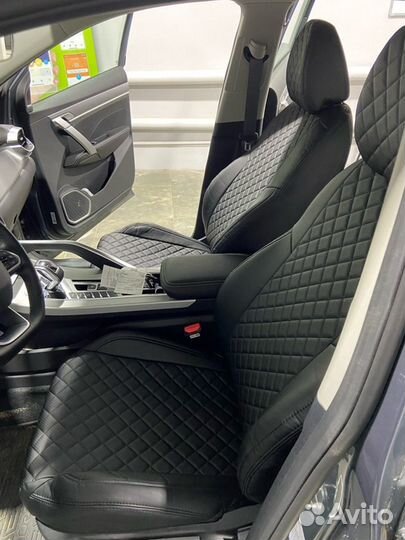 Автопилот чехлы Hyndai Accent ромб