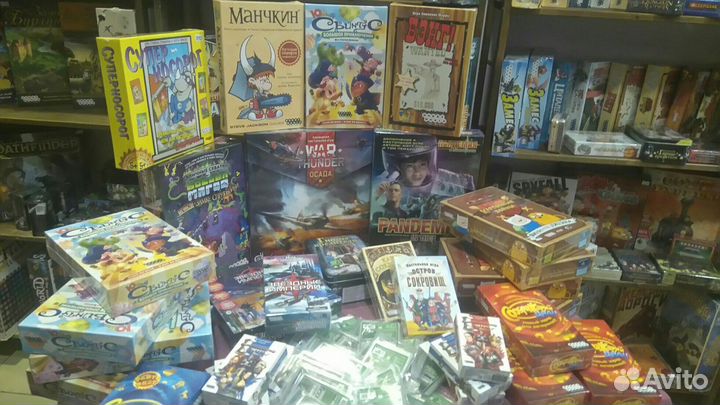 Настольные игры в ассортименте