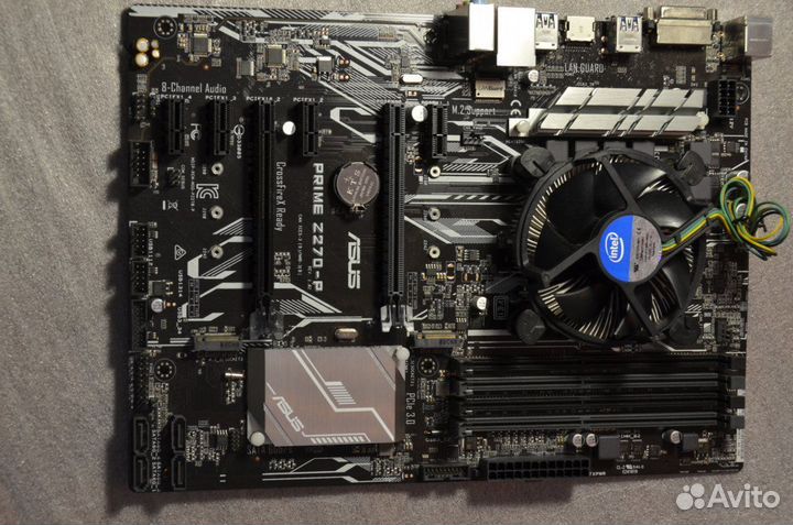 Материнская плата с процессором asus z270-p