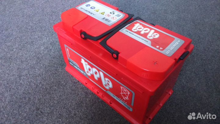 Автомобильный аккумулятор topla 100a/h