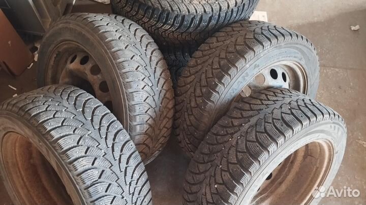 215/55 R16 Nordman Nordman 4 Зима Штампованные R16 pсd:4x108 ет:32 DIA:65.1