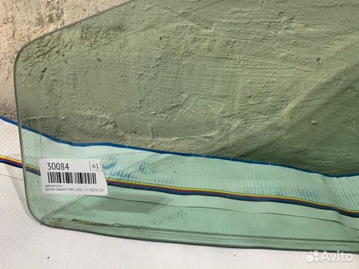 Стекло двери задней левой (форточка) Renault