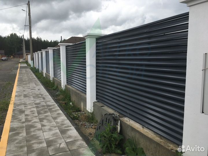 Заборы из жалюзи