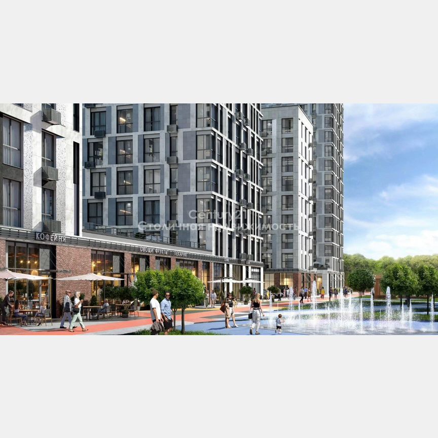 1-к. квартира, 39,9 м², 6/17 эт.