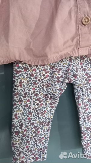 Рубашка и лосины h&m