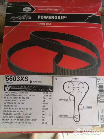 Ремень грм на Опеля