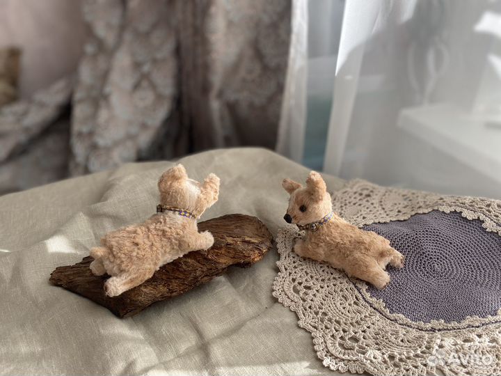 Тедди корги корманная игрушка
