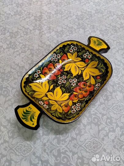 Сухарницы Хохлома (большая и малая)