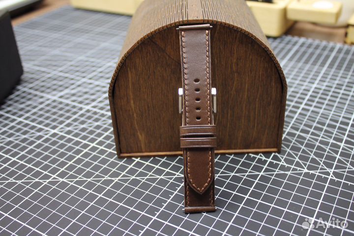 Ремень для часов из натуральной кожи