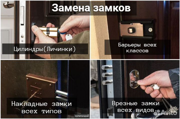 Замена замков, Вскрытие замков