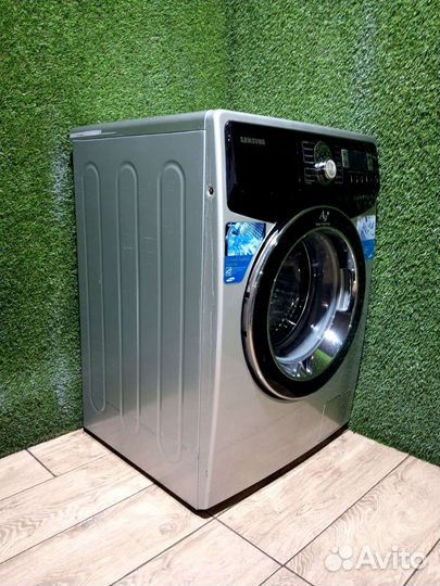Стиральная машина б/у Samsung чёрная eco bubble