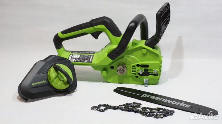 Цепная пила аккумуляторная Greenworks GD24CS30 24V