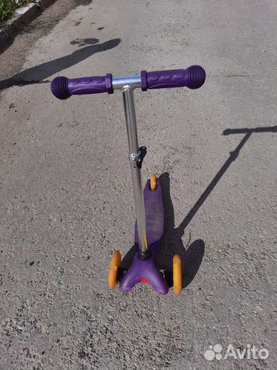 Самокат детский трехколесный бу