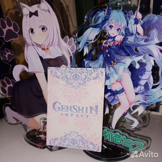 Коллекционная карта Яэ Мико геншин Genshin