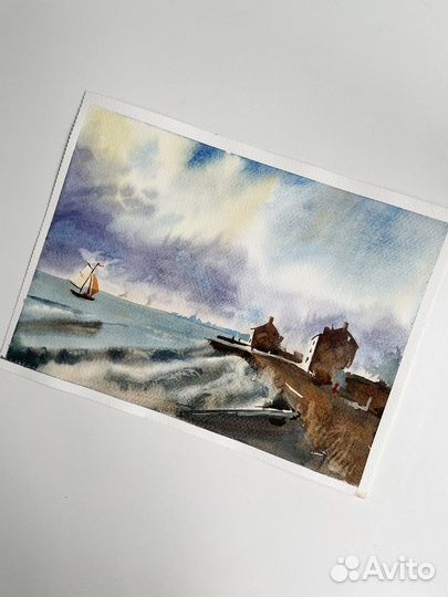 Акварельные картины пейзаж