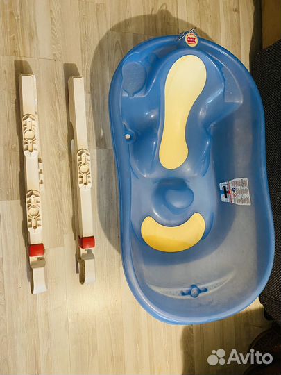 Ванночка для купания с горкой
