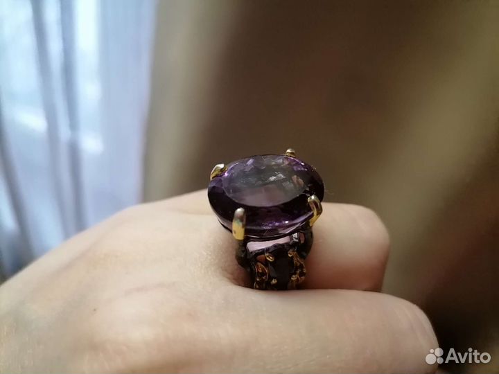 Перстень женский серебро