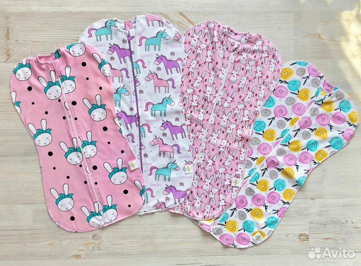 Пеленка кокон для новорожденного (новые)