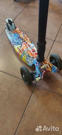 Самокат детский трехколесный складной