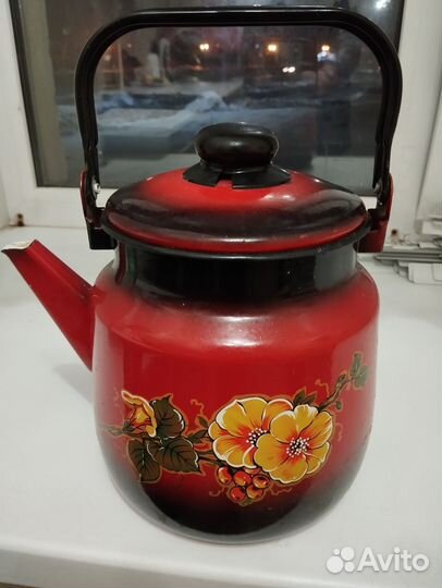 Чайник эмалированный